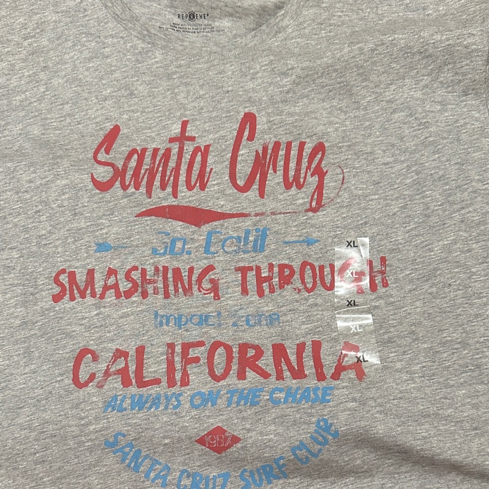 Rip Curl Gray Santa Cruz Tee